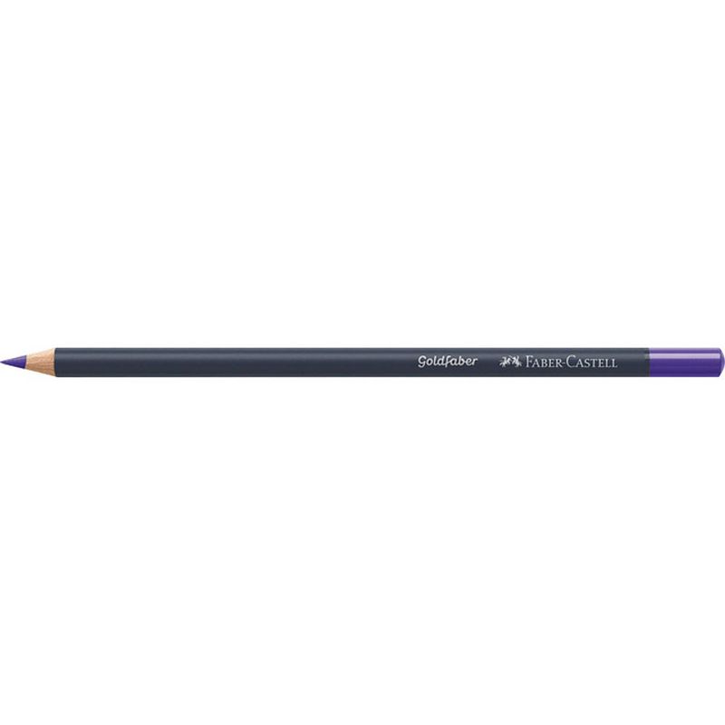 Foto van Faber castell kleurpotlood goldfaber 3,3 mm 136 purperviolet