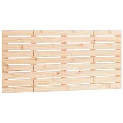 Foto van The living store wandhoofdbord massief grenenhout - klassiek design - 126 x 3 x 63 cm - wandmontage