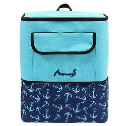 Foto van Anemoss sailboat koeltas - koelrugzak - lunchtas - blauw - 17l