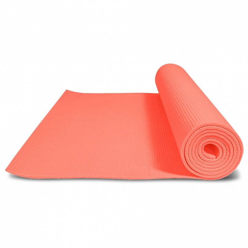 Foto van Gorilla sports yogamat - pvc - 180 x 60 x 0,5 koraalrood