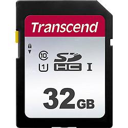 Foto van Transcend premium 300s sdhc-kaart 32 gb class 10, uhs-i, uhs-class 1