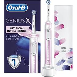 Foto van Oral-b genius x - speciale editie roze - elektrische tandenborstel
