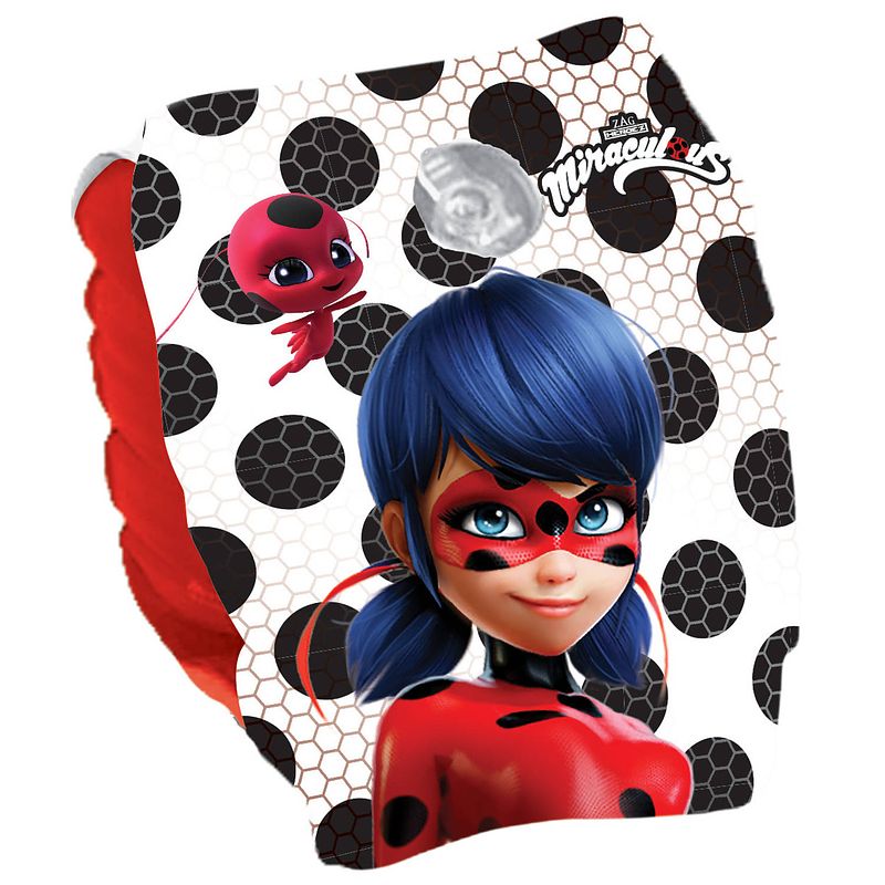 Foto van Miraculous zwemvleugeltjes ladybug 25 x 15 cm pvc rood/wit