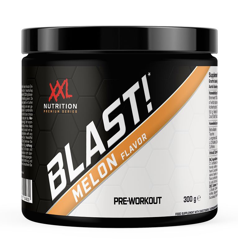 Foto van Xxl nutrition blast! pre workout - melon