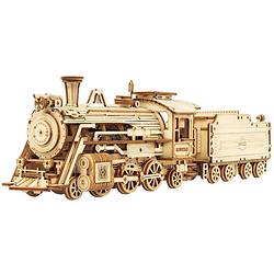 Foto van Robotime modelbouwpakket prime steam express hout 308-delig