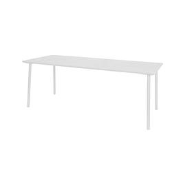 Foto van George table 200x90x75 cm alu white