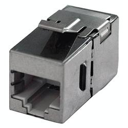 Foto van Bachmann rj45 netwerk adapter cat 6 [1x rj45-bus - 1x rj45-bus] rvs