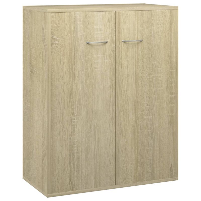 Foto van Vidaxl dressoir 60x30x75 cm spaanplaat sonoma eikenkleurig