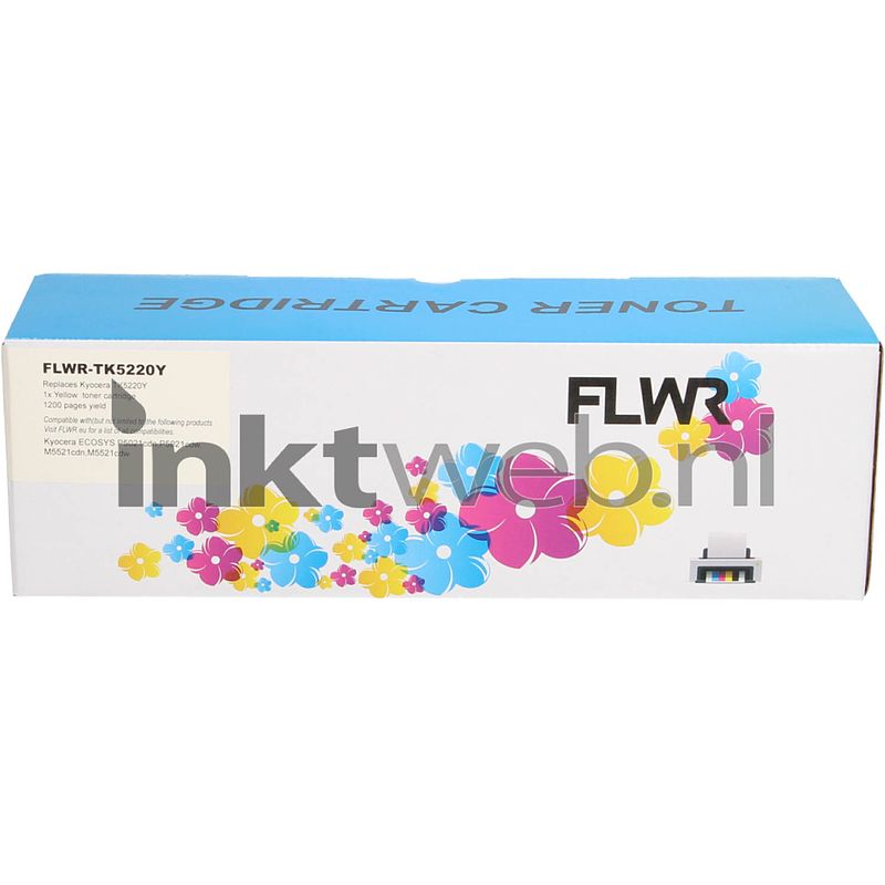 Foto van Flwr kyocera mita tk-5220 geel toner