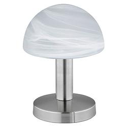 Foto van Moderne tafellamp fynn - metaal - grijs