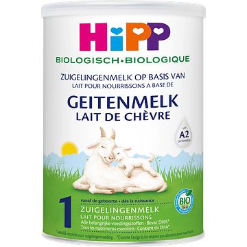 Foto van Hipp biologisch zuigelingenmelk op basis van geitenmelk 1 vanaf de geboorte 400g bij jumbo