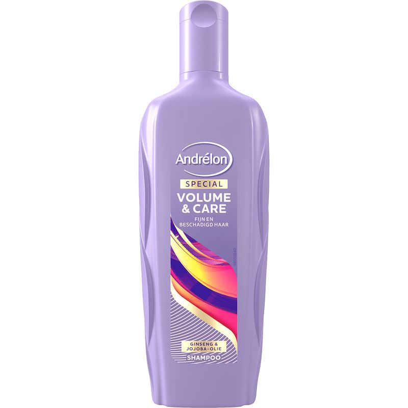 Foto van 1+1 gratis | andrelon intense shampoo volume & care 300ml aanbieding bij jumbo