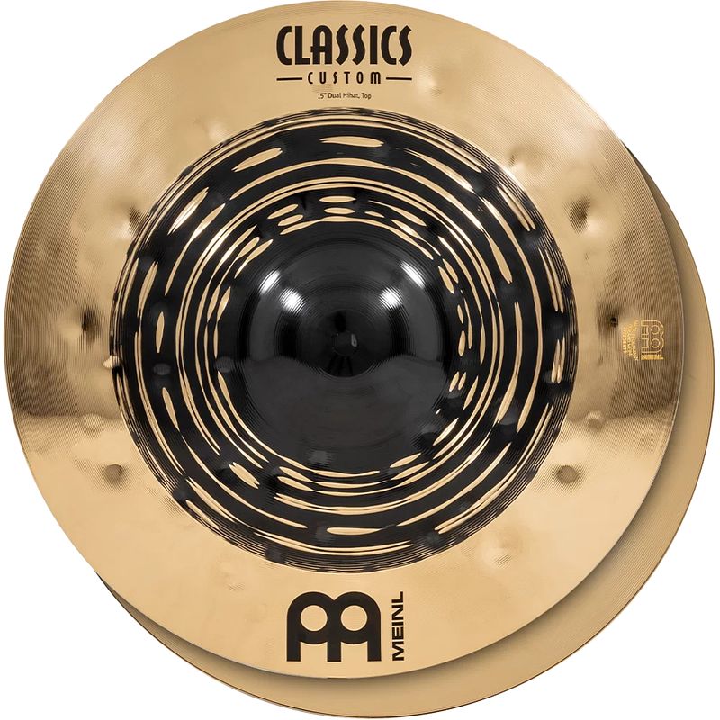 Foto van Meinl classics custom dual 15 hihat