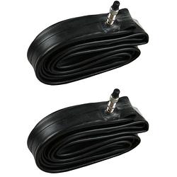 Foto van Benson binnenband fiets - 2x - rubber - 26 inch x 1,75 - 40 mm ventiel - binnenbanden