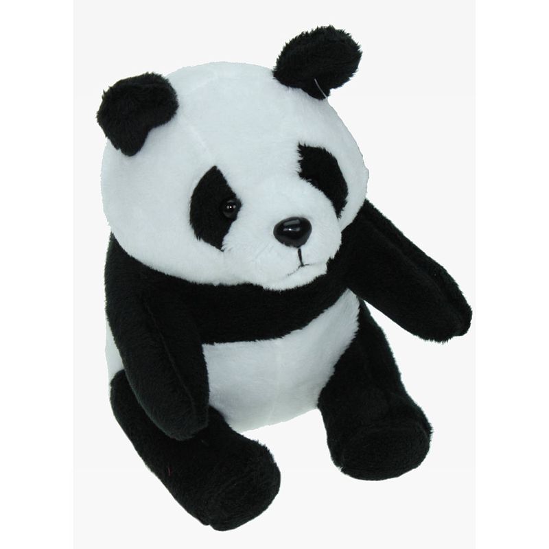 Foto van Pluche knuffel dieren panda beer van 16 cm - knuffeldier