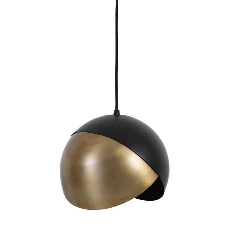 Foto van Light & living - hanglamp namco - 25x25x21 - brons