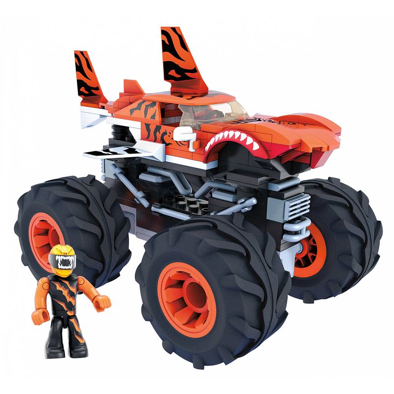 Foto van Mega construx constructiespeelgoed tiger shark 187-delig