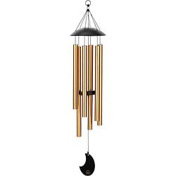 Foto van Meinl mmc32b moon meditation chimes bronze wind chime 80 cm