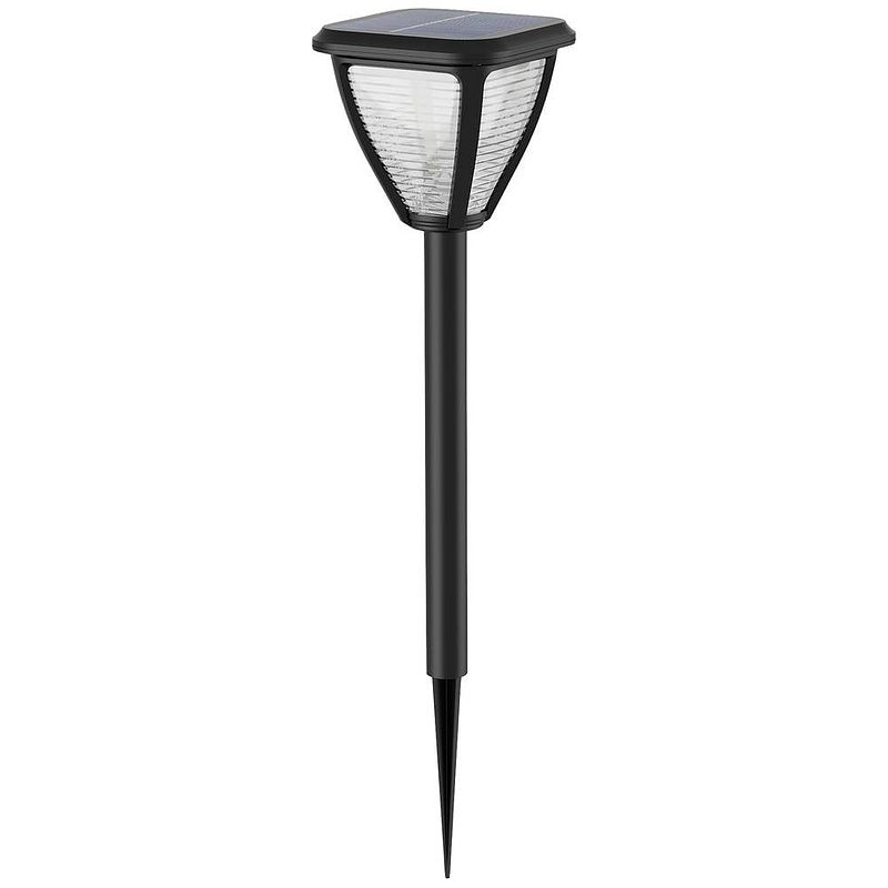 Foto van Philips vapora 8720169265721 tuinlamp op zonne-energie led 1.5 w warmwit zwart