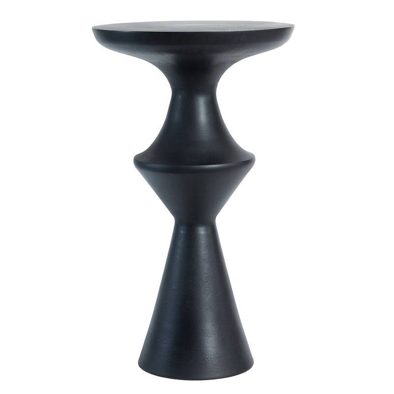 Foto van Side table 37,5x14x74 cm loboc matt black