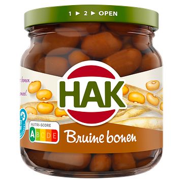 Foto van Hak bonen bruine 210g bij jumbo