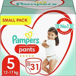Foto van Pampers - premium protection pants - maat 5 - small pack - 31 luierbroekjes