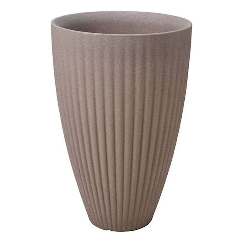 Foto van Bloempot lotus rond 40x60cm taupe