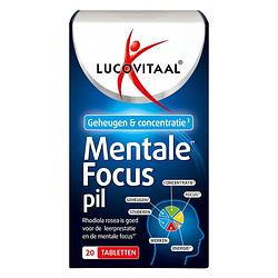 Foto van Lucovitaal mentale focus pil tabletten