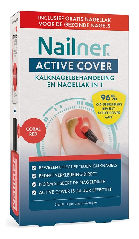 Foto van Nailner active cover coral red