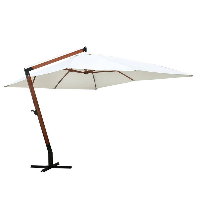 Foto van Vidaxl parasol 300x400 cm wit