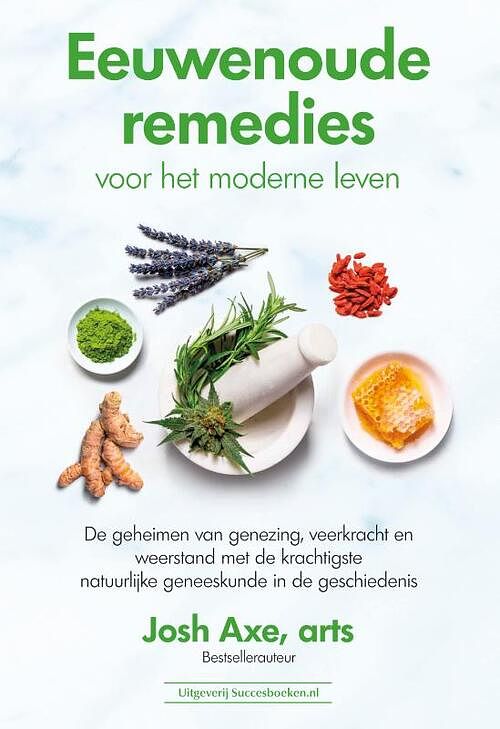 Foto van Eeuwenoude remedies - dr. josh axe - paperback (9789492665669)