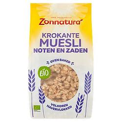 Foto van 2e halve prijs | zonnatura bio krokante muesli noten en zaden 375g aanbieding bij jumbo