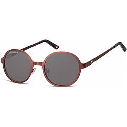 Foto van Montana zonnebril unisex rond rood mp87e