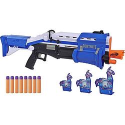 Foto van Nerf - fortnite ts - blaster - blauw - met lama targets - special edition