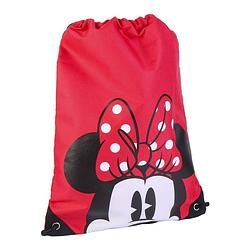 Foto van Disney minnie mousea gymtas/rugzak/rugtas voor kinderen - rood - polyester - 29 x 40 cm - gymtasje - zwemtasje