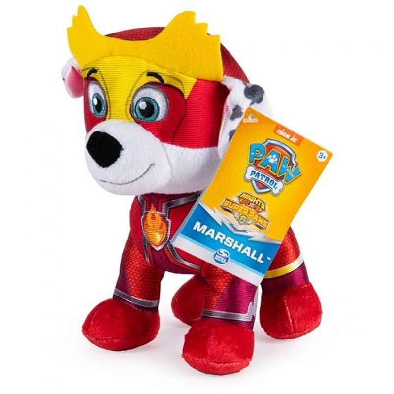 Foto van Paw patrol basic plush mighty pups marshall