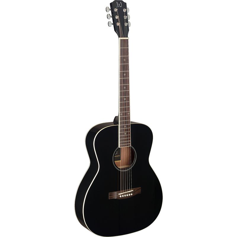 Foto van J.n guitars bessie bes-a black westerngitaar