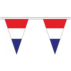 Foto van 3x nederlandse vlag landen punt vlaggetjes 5 meter - feestslingers
