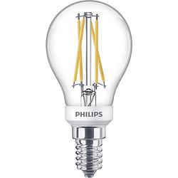 Foto van Philips lighting 871951432417600 led-lamp energielabel d (a - g) e14 kogel 2 w = 25 w warmwit (ø x l) 45 mm x 80 mm 1 stuk(s)