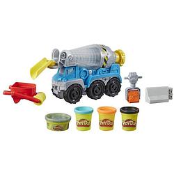 Foto van Play-doh cementwagen wheels cement truck - klei speelset