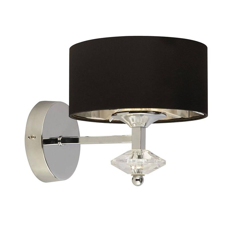 Foto van Landelijke wandlamp - bussandri exclusive - metaal - landelijk - e14 - l: 18cm - voor binnen - woonkamer - eetkamer -