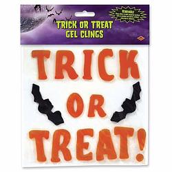 Foto van Halloween - raamsticker trick or treat - feeststickers