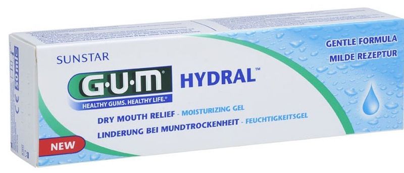 Foto van Gum hydral dry mouth relief gel