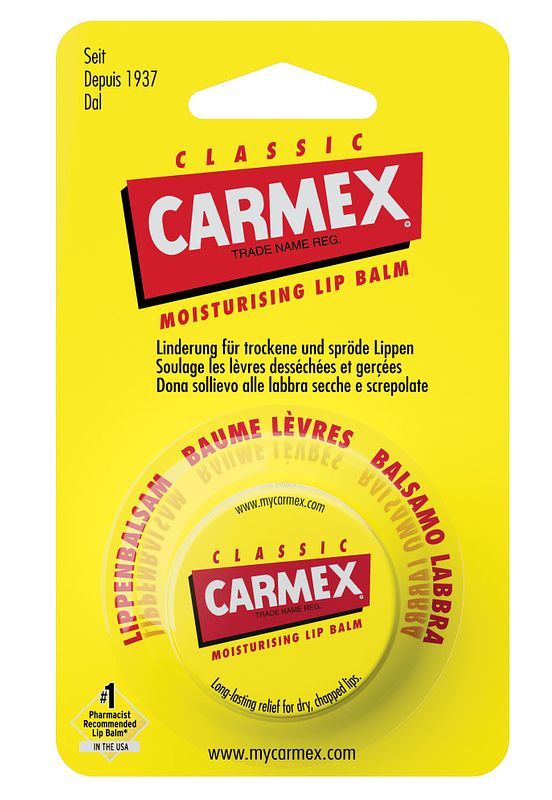 Foto van Carmex lipbalm classic pot