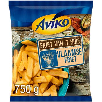 Foto van Aviko friet van 'st huis vlaamse friet 750g bij jumbo