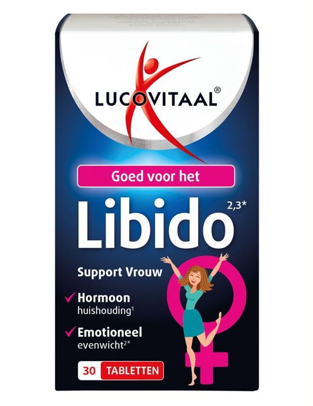 Foto van Lucovitaal libido support vrouw tabletten