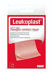 Foto van Leukoplast cuticell classic kompres met paraffine