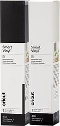 Foto van Cricut smart vinyl verwijderbaar 33x640 zwart en wit combo pack
