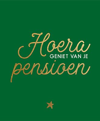 Foto van Hoera, geniet van je pensioen - hardcover (9789463547871)