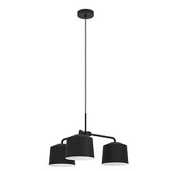 Foto van Eglo caguanes hanglamp - e27 - ø 66,5 cm - zwart/wit